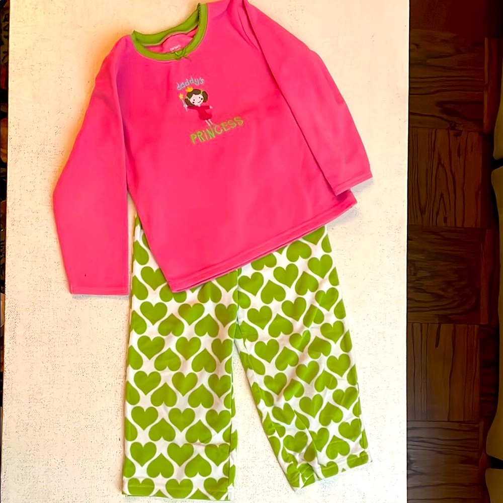 Girl’s fleece pajamas by Carter’s. Size 5